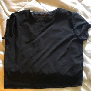 Mesh crop top